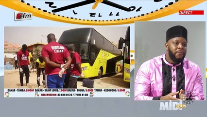 Ibrahima Sylla (PDG SALAM TRANSPORTS) invité dans MIDI + de ce 20 Décembre 2021