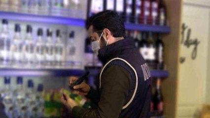 Kırıkkale'de eş zamanlı kaçak içki denetimi