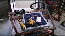 Üniversite öğrencileri hurda parçalardan güneş enerjisi ile çalışan araç üretti