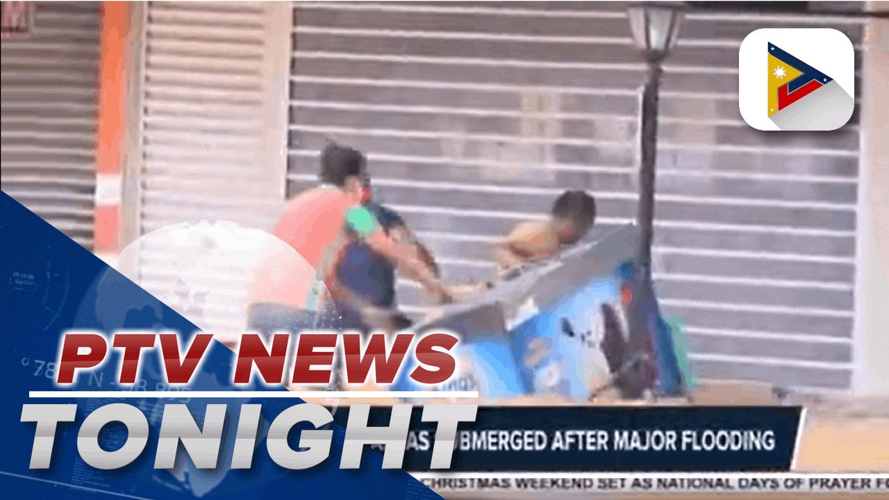 Malaysian urban areas submerged after major flooding; Teens climb down pole to escape New York fire; Japanese space tourists return to Earth after 12 days on ISS | via Meg Luna