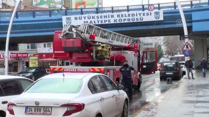 Evinde düşen 99 yaşındaki kadını itfaiye ekipleri kurtardı