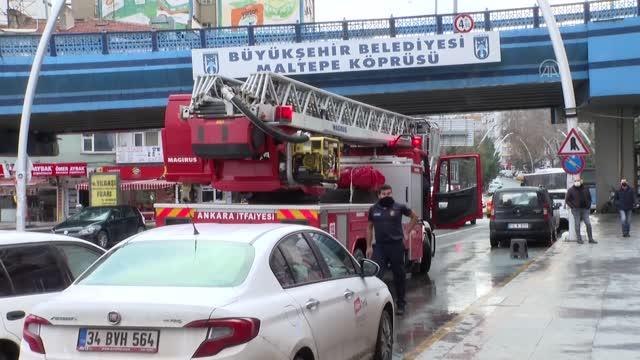 Evinde düşen 99 yaşındaki kadını itfaiye ekipleri kurtardı