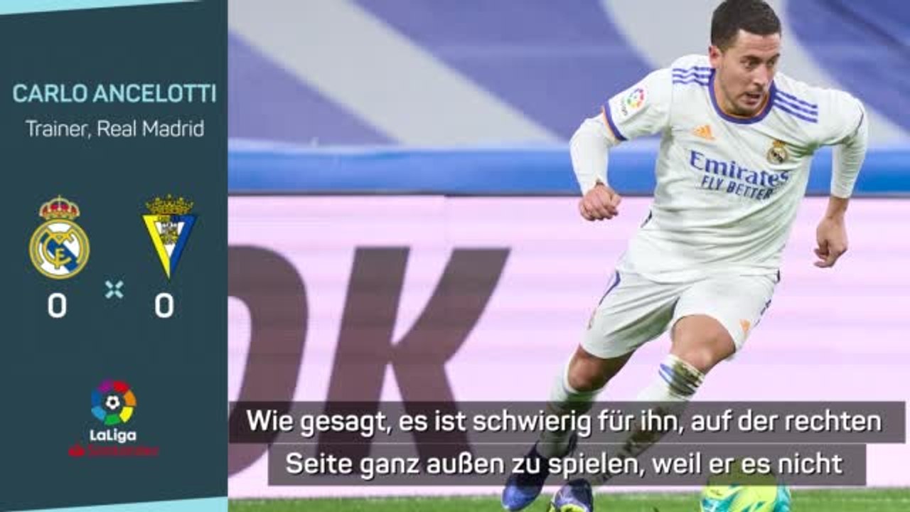 Ancelotti: Hazard kann 'wichtige Waffe' sein