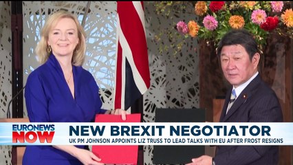 Liz Truss appointed UK Brexit minister after David Frost's shock exit