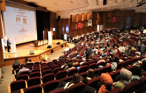 TDK Başkanı Gülsevin, Yunus Emre ve Dünya Dili Türkçe panelinde konuştu