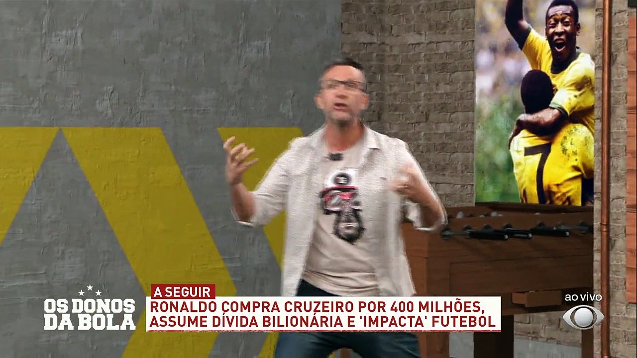 O Craque Neto garantiu que 400 milhões de reais para comprar o Cruzeiro é "dinheiro de pinga". Será que essa venda vai valer a pena pra Raposa?#OsDonosdaBola #Cruzeiro #Ronaldo