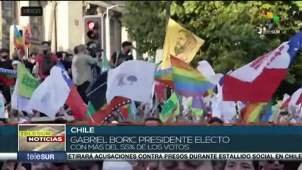 Download Video: teleSUR Noticias  11:30 20-12:  Gabriel Boric prometió defender el proceso constituyente