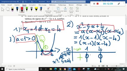 1ere spécialité - Correction interrogation 5 - 2021/2022