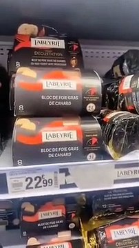 Un antivol est placé seulement sur le foie gras halal dans un Carrefour !