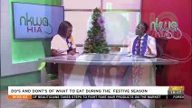 Do's and Dont's of What To Eat During The Festive Season- Nkwa Hia on AdomTV (20-12-21)