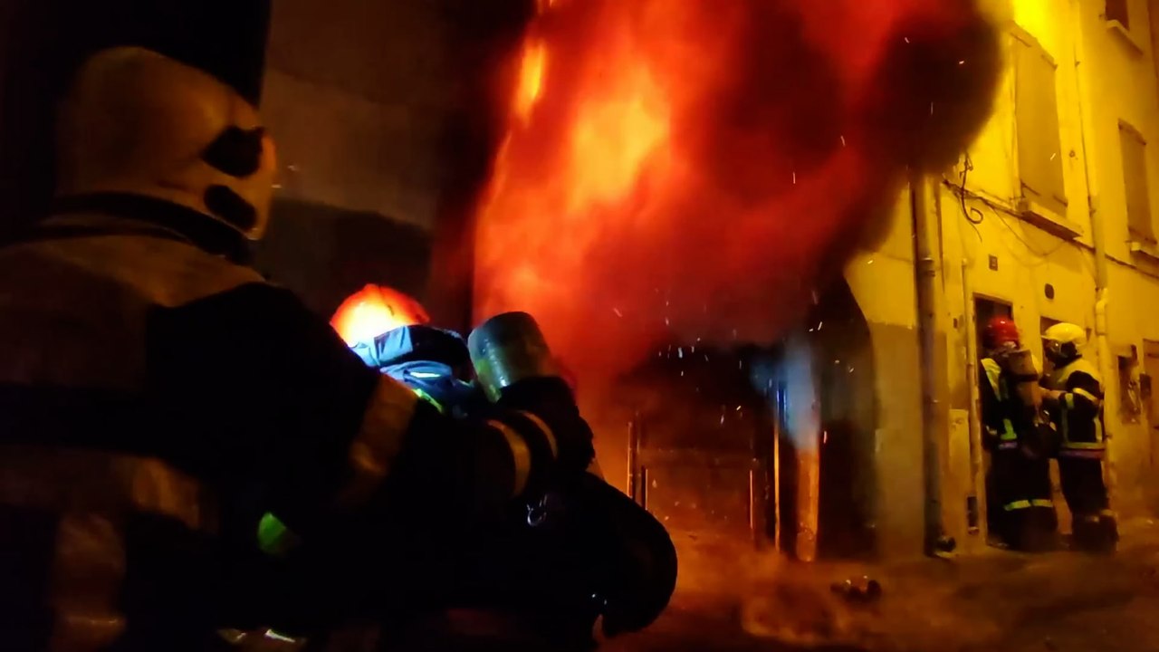 Car Bursts Into Flames As Firefighters Tackle Inferno.mp4