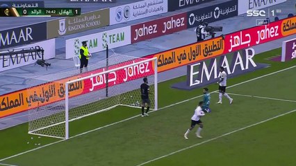 هدف الهلال الثانى ضد الرائد فى كأس خادم الحرمين