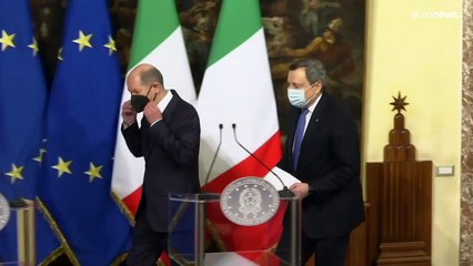 Draghi y Scholz acuerdan acelerar la integración europea