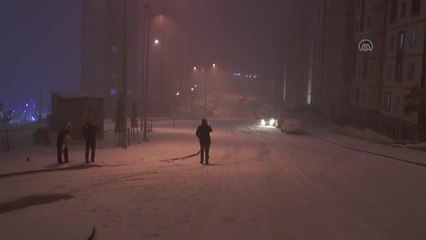 Kar yağışı etkili oldu