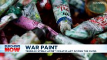 'I paint hope': Young Syrian painter dreams of a European escape