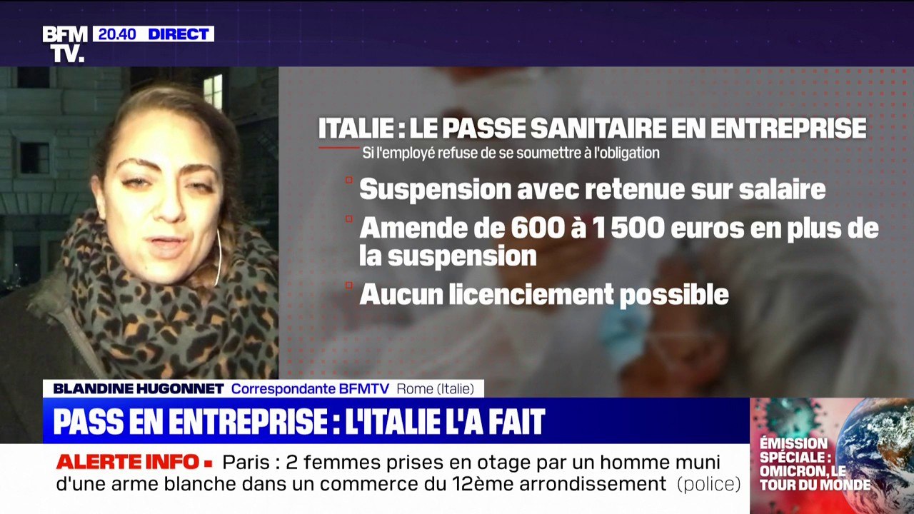 Variant Omicron: l'Italie réfléchit à de nouvelles mesures de restriction