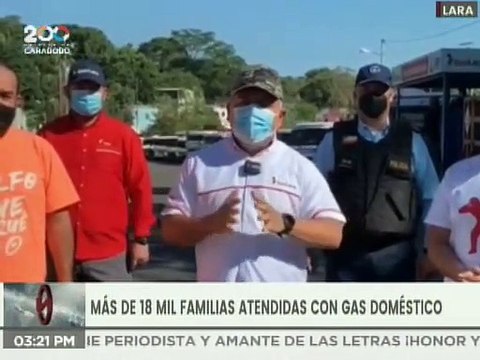 Gobierno de Lara garantiza distribución de gas doméstico para más de 18 mil familias en el Mcpio. Iribarren