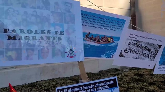 Rassemblement des jeunes migrants à Troyes