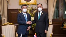 한·태 국방장관 회담...태국 2차 호위함 사업 수주 가능성 / YTN