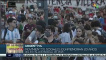 teleSUR Noticias 15:30 20-12 : Pueblo argentino conmemora 20 años de estallido social