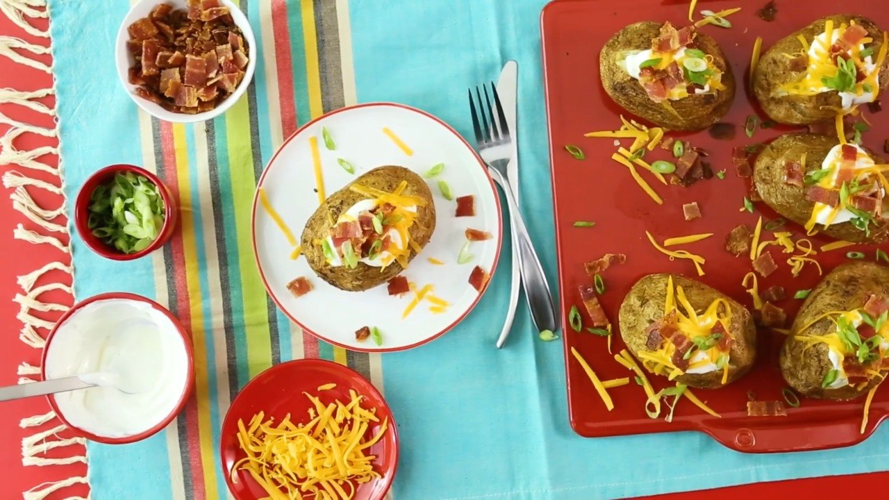 How to Make Loaded Baked Potatoes