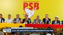 Lula se encontrou hoje com o presidente do PSB, no dia seguinte ao jantar com Geraldo Alckmin, que pode se filiar ao partido. #BandJornalismo