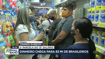 Começou a semana do natal e caiu a segunda parcela do décimo terceiro para quem tem carteira assinada. É a economia girando. #BandJornalismo