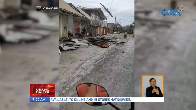 Mga bahay at imprastruktura, nawasak sa pananalasa ng bagyong Odette | UB