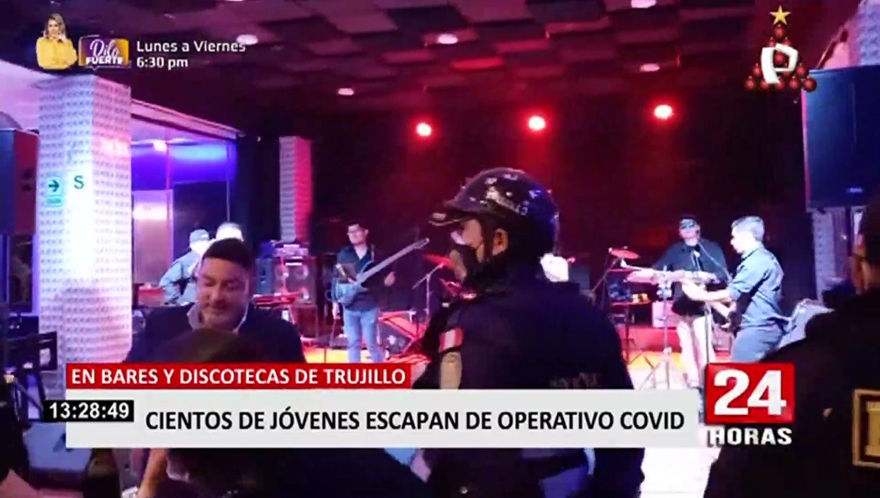 Trujillo: más de 300 escapan durante operativo en locales 'COVID'