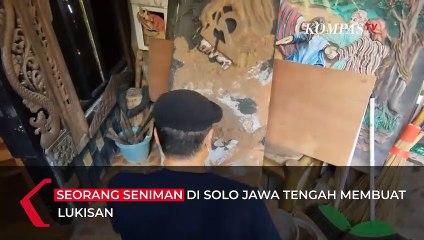 Unik! Lukisan Natal dari Limbah Serbuk Kayu