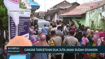 Ganjar Targetkan Dua Juta Anak Sudah Divaksin Sampai Akhir Tahun