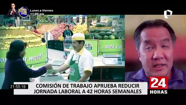 Congreso: comisión de Trabajo propone reducir la jornada laboral a 42 horas semanales
