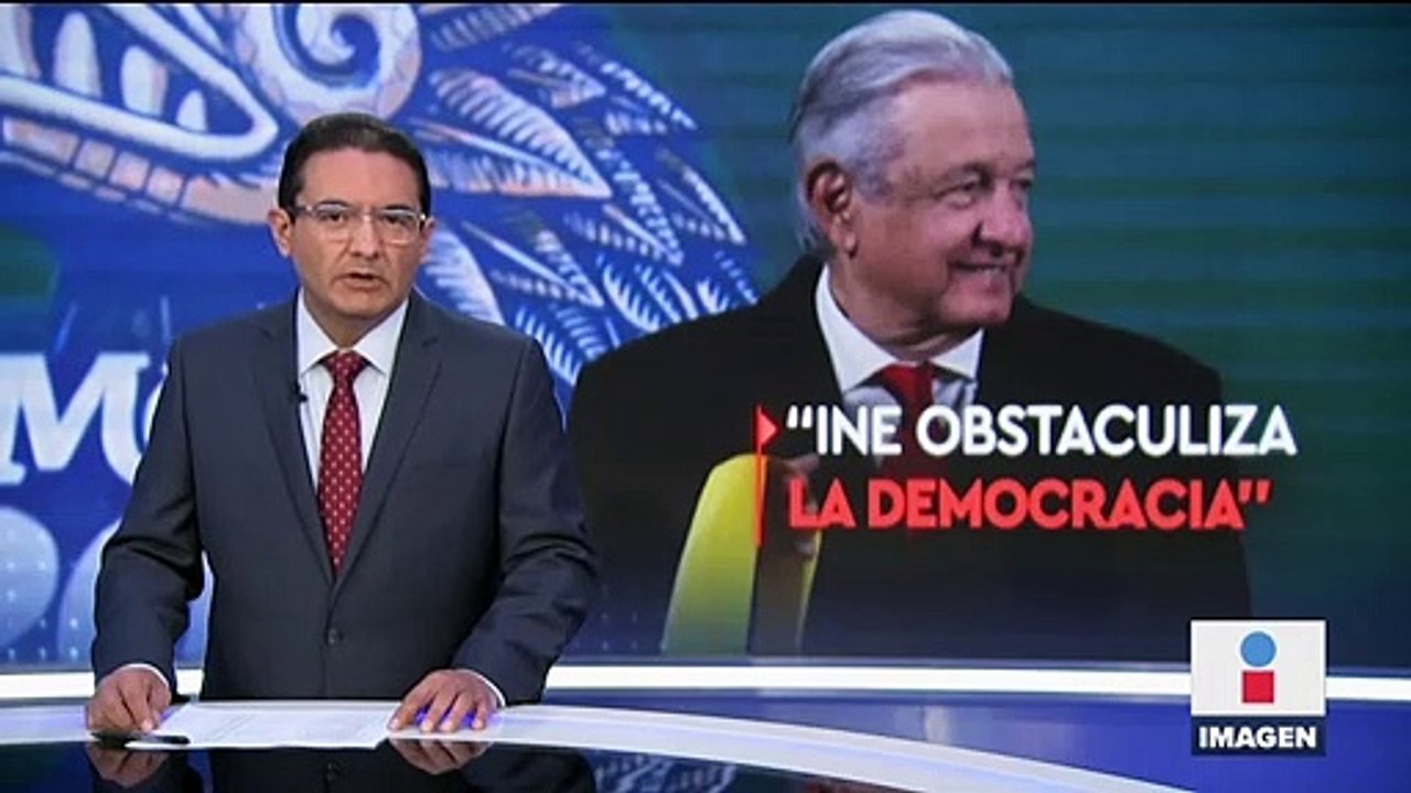 "Es lamentable que el INE obstaculice la democracia": López Obrador | Noticias con Ciro Gómez Leyva