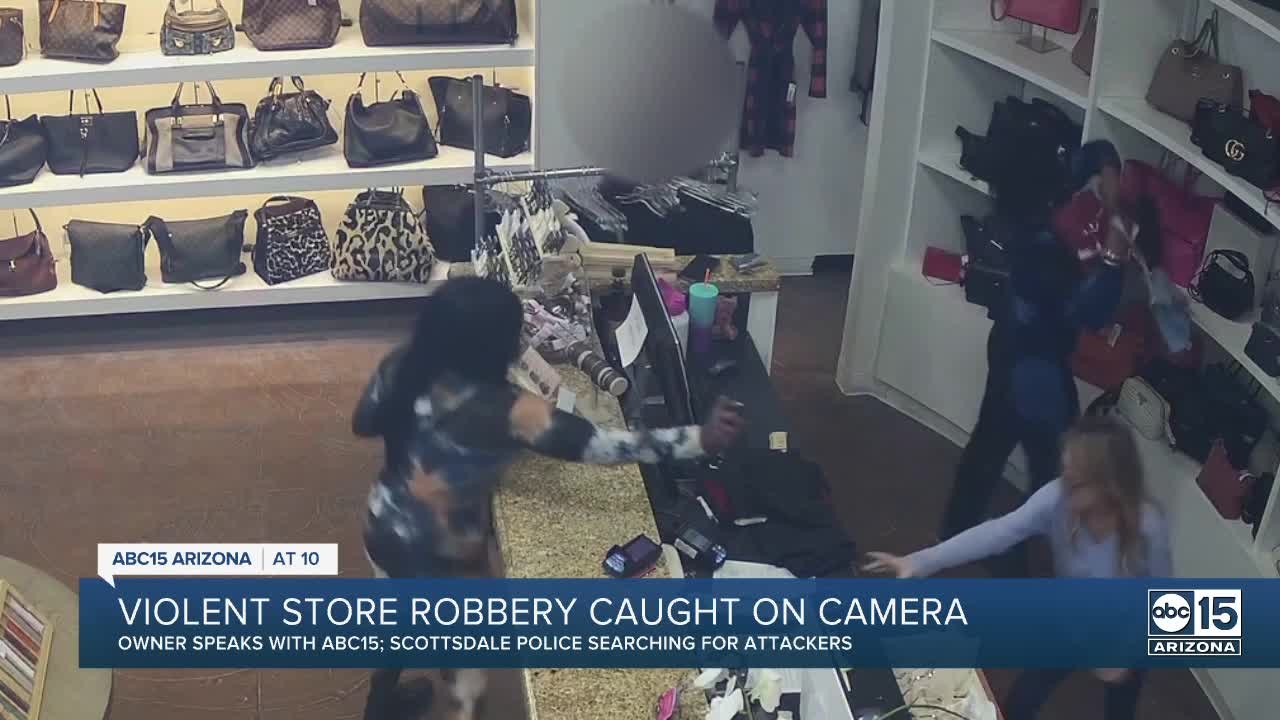 Thieves pepper-spray Scottsdale business owner, steal $25K worth of purses