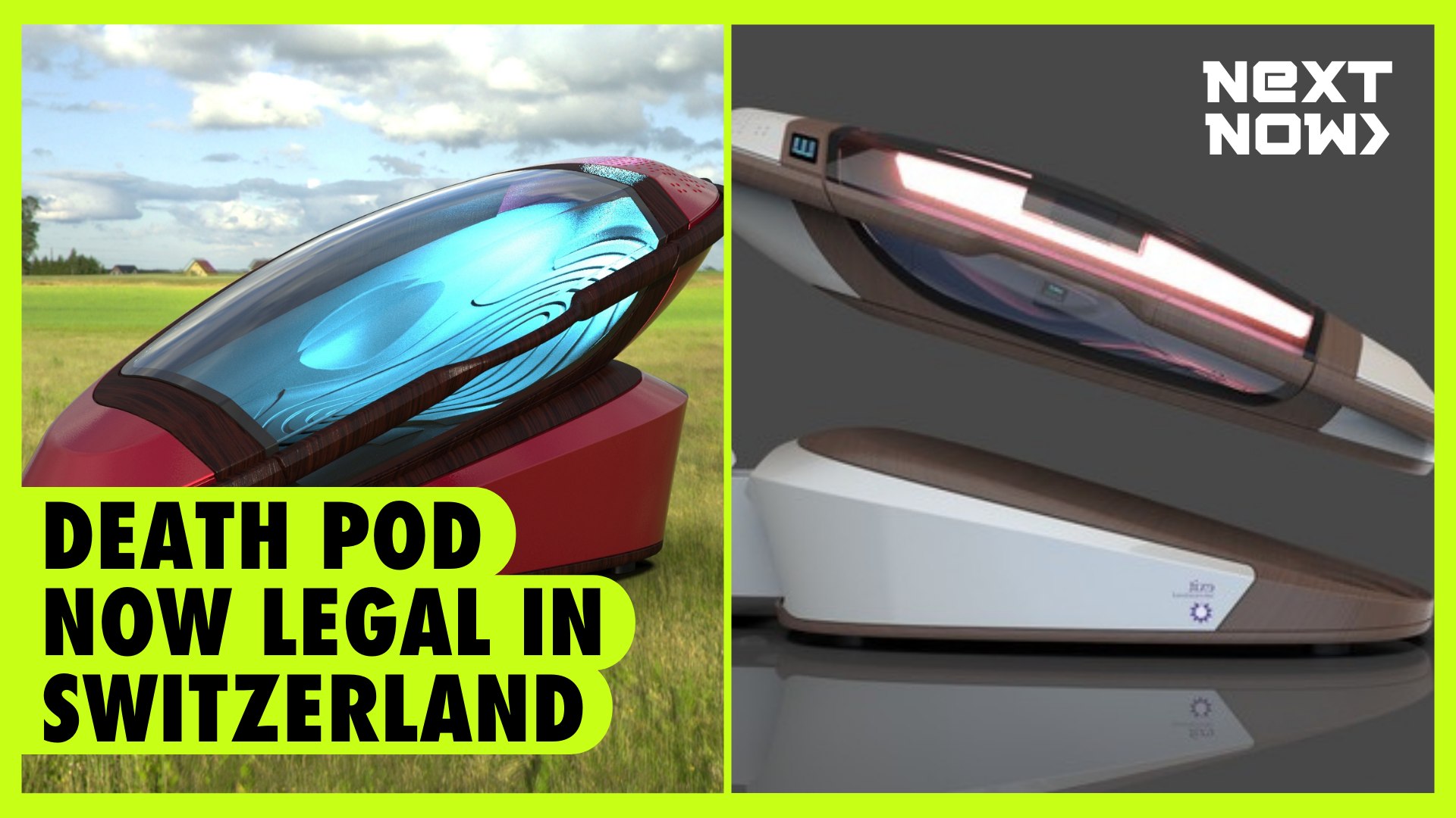 RESTICTED| Death pod now legal in Switzerland | NEXT NOW - video Dailymotion