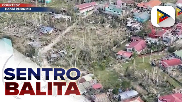 Mga nasawi sa Bohol dahil sa bagyo, higit 90 na; Supply ng kuryente at tubig, problema pa rin sa probinsya