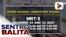 MRT-3 at LRT lines 1 at 2, naglabas ng schedule para sa Dec. 24, 25, 30, at 31