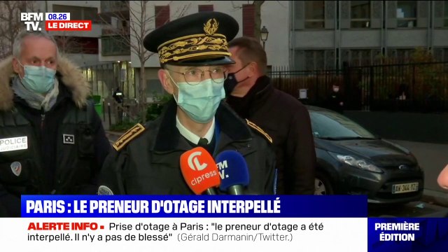 Prise d'otage à Paris: L'otage a été libérée saine et sauve , annonce le préfet de police, Didier Lallement