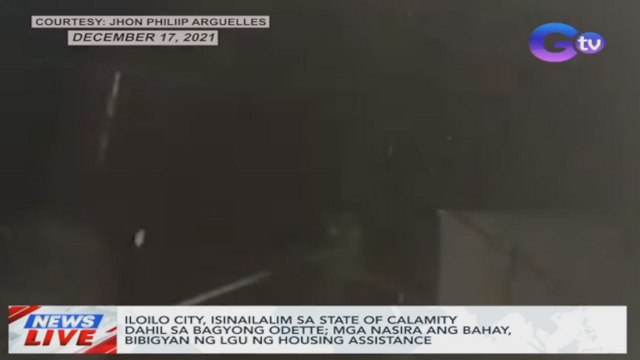 Iloilo City, isinailalim sa state of calamity dahil sa Bagyong Odette | News Live