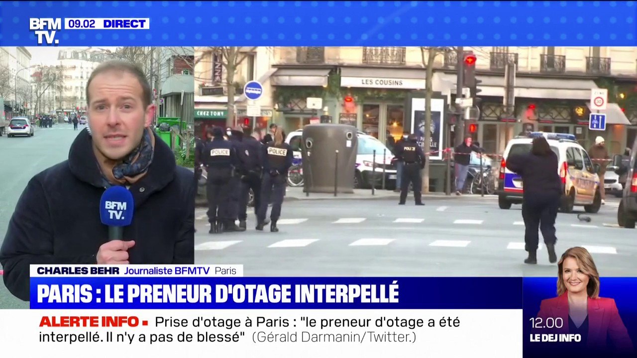 Prise d'otage à Paris: l'auteur a été interpell...