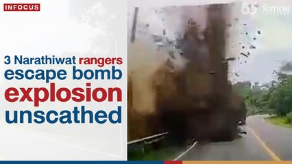 3 Narathiwat rangers escape bomb explosion unscathed | The Nation Thailand