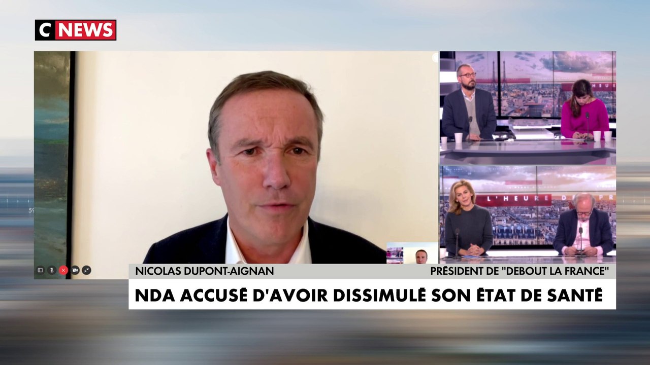 Nicolas Dupont-Aignan : «J'estime que l'on a la...