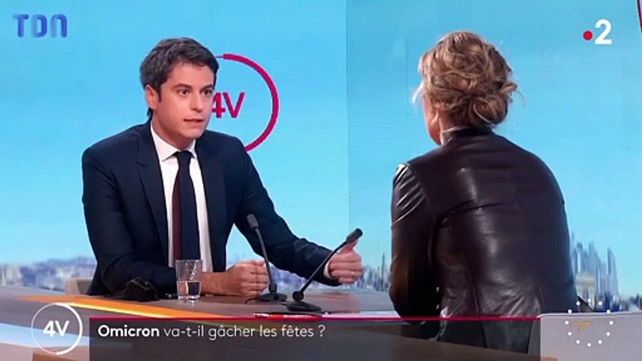 Covid-19 : "le variant Omicron rebat les cartes", Gabriel Attal n'exclut pas de nouvelles restrictions