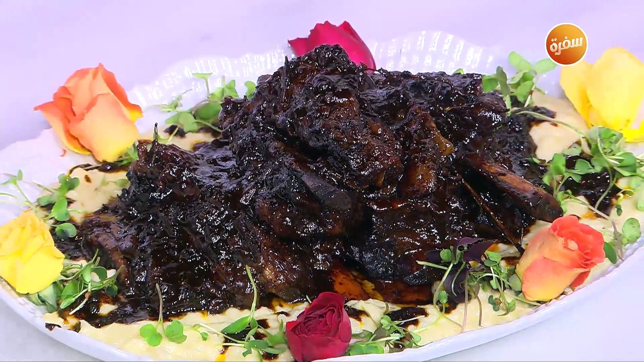 شورت ريبز مع بيورية القرنبيط  | نرمين هنو