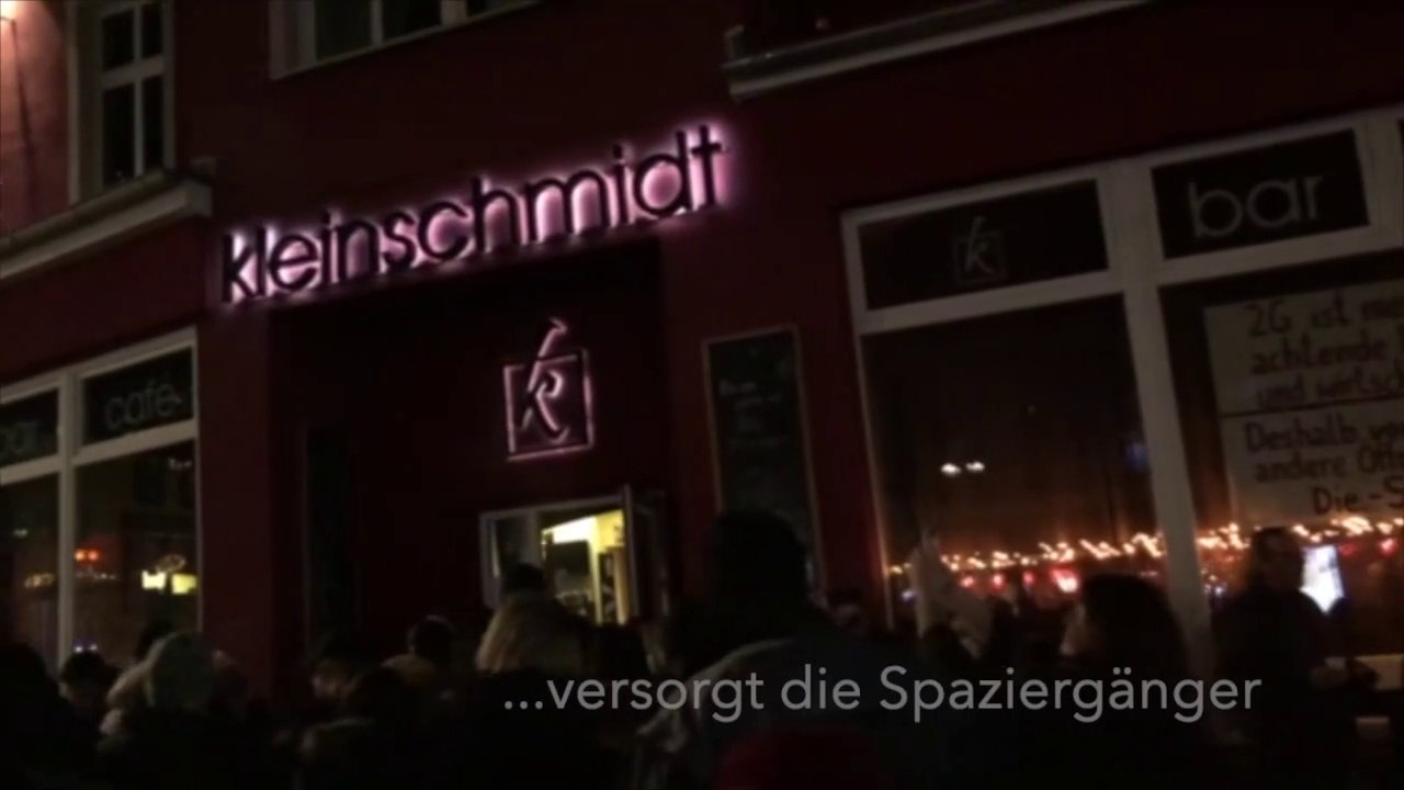 Monagsdemo, Eberswalde am 20.12.2021 gegen 18 Uhr