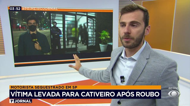 Um motorista que transportava uma carga de ferro, avaliada em R$100 mil, foi sequestrado em São Paulo. A vítima passou momentos de terror nas mãos dos criminosos que queriam roubar a carga.