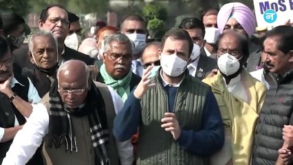 टेनी के इस्तीफे को लेकर विपक्ष का पैदल मार्च, राहुल बोले- मोदी कैबिनेट में बैठा है एक हत्यारा