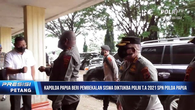 Kapolda Papua berikan Pembekalan Pada Siswa Diktukba Bintara Polri T.A 2021 SPN Polda Papua