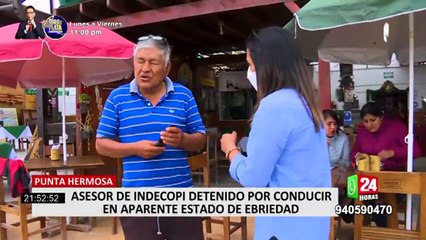 Exasesor de Indecopi es detenido por conducir en aparente estado de ebriedad