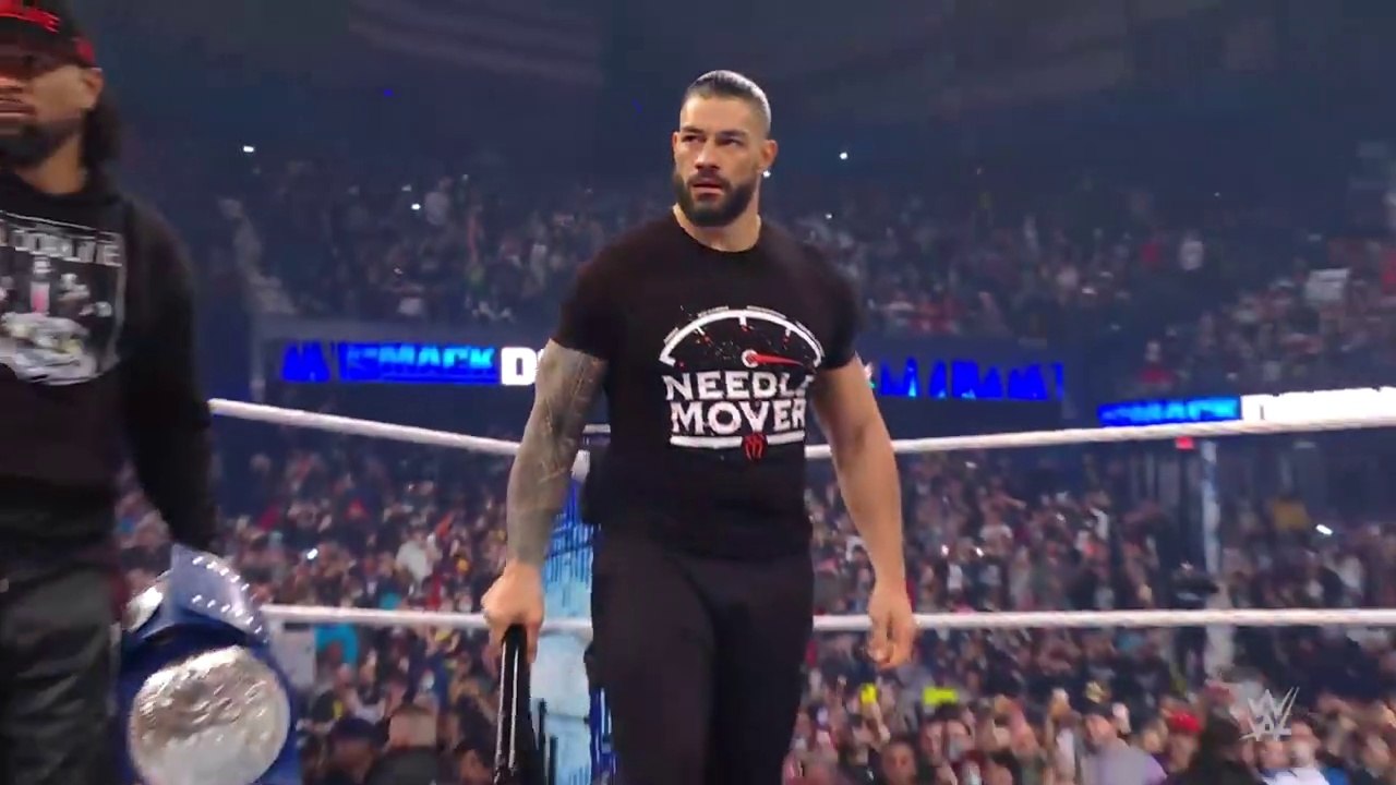 Brock Lesnar lays waste to Roman Reigns and The Usos_ SmackDown, Dec. 17, 2021 ( 720 X 1280 )